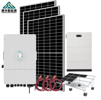 Sistema de energia solar híbrida de 4 kW para modo industrial fora da rede certificado TUV