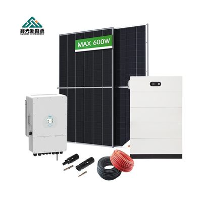 Instalação de telhado 15kw Sistema de energia solar com Deye Growatt Afor Inverter