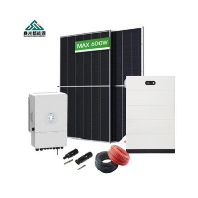 Sistema híbrido de energia solar de 20kw 15kw 10kw 5kw para residências Voltagem nominal 48Vdc / 51.2Vdc