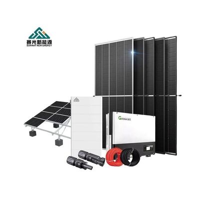 Frequência de saída 50hz 20kw 15kw 10kw 5kw Sistema híbrido de armazenamento de energia solar para casa
