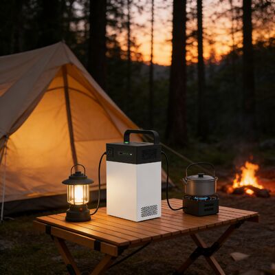 Sistema de Energia Solar Tudo-em-Um 1004.8Wh 500W – ESS de Ferro-Lítio com Modos de Carregamento Duplos e Versatilidade Interna-Externa