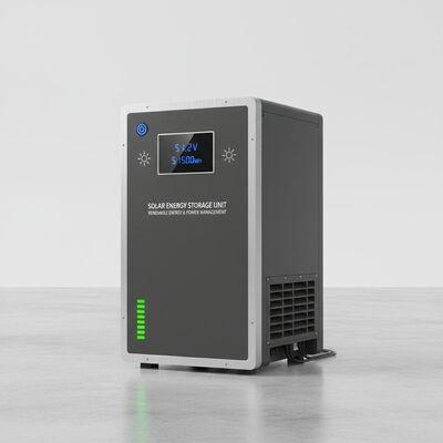 Unidade de Armazenamento de Energia Solar de 51,2v Oferecendo Capacidade Nominal de Energia de 5100 Wh Ideal para Projetos de Energia Renovável e Gerenciamento de Energia